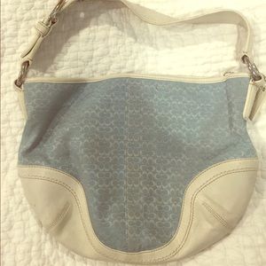 Coach purse set with wristlet and coin purse